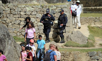 Turistas expulsados de Machu Picchu, obscenidades en el Machu Picchu