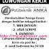 Lowongan Dosen Web Design, Java Script & Android Politeknik Anika Palembang