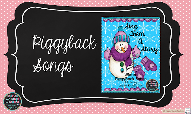 Build reading fluency  and phonemic awareness skills by including piggyback songs and favorite mentor texts  in your literacy instruction.