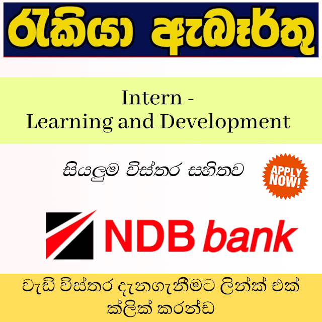 National Development Bank PLC/Intern - Learning and Development