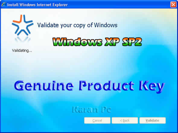 Windows Xp Sp2 Genuine Product Key Karan Pc