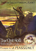 Poster for the first Paris Don Quichotte in 1910 