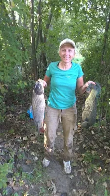 The fisherman boasted a record catch