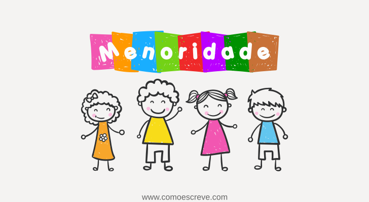 Menor de idade ou de menor