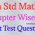 STD - 9 MATHS UNIT TEST QUESTION COLLECTION 