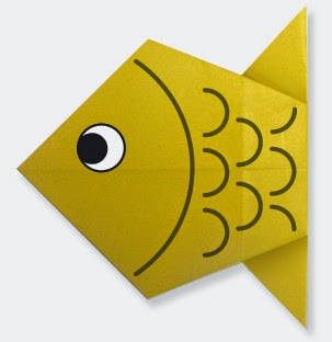 Hướng dẫn cách gấp con Cá Chép bằng giấy đơn giản - Xếp hình Origami với Video clip 
