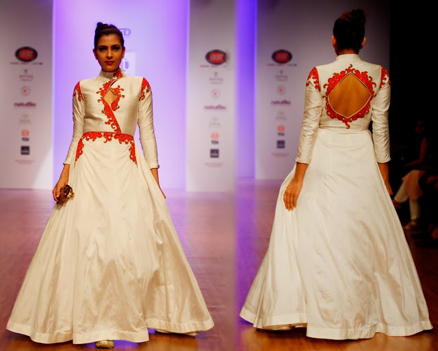 White Gown Designer Isha Gupta Tayal-