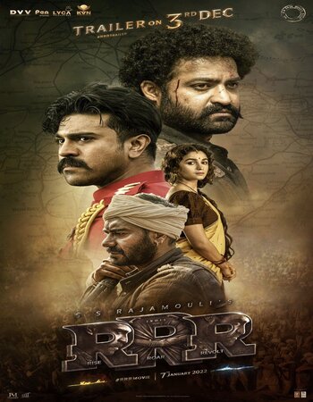   RRR (2022) Telugu, Tamil 480p 720p 1080p Pre-DVDRip x264 1.4GB Download