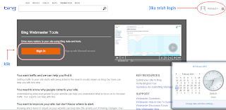 cara mendaftar di bing webmaster tools