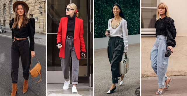 Tendência do Momento: Slouchy Pants - The Leather Jacket Blog