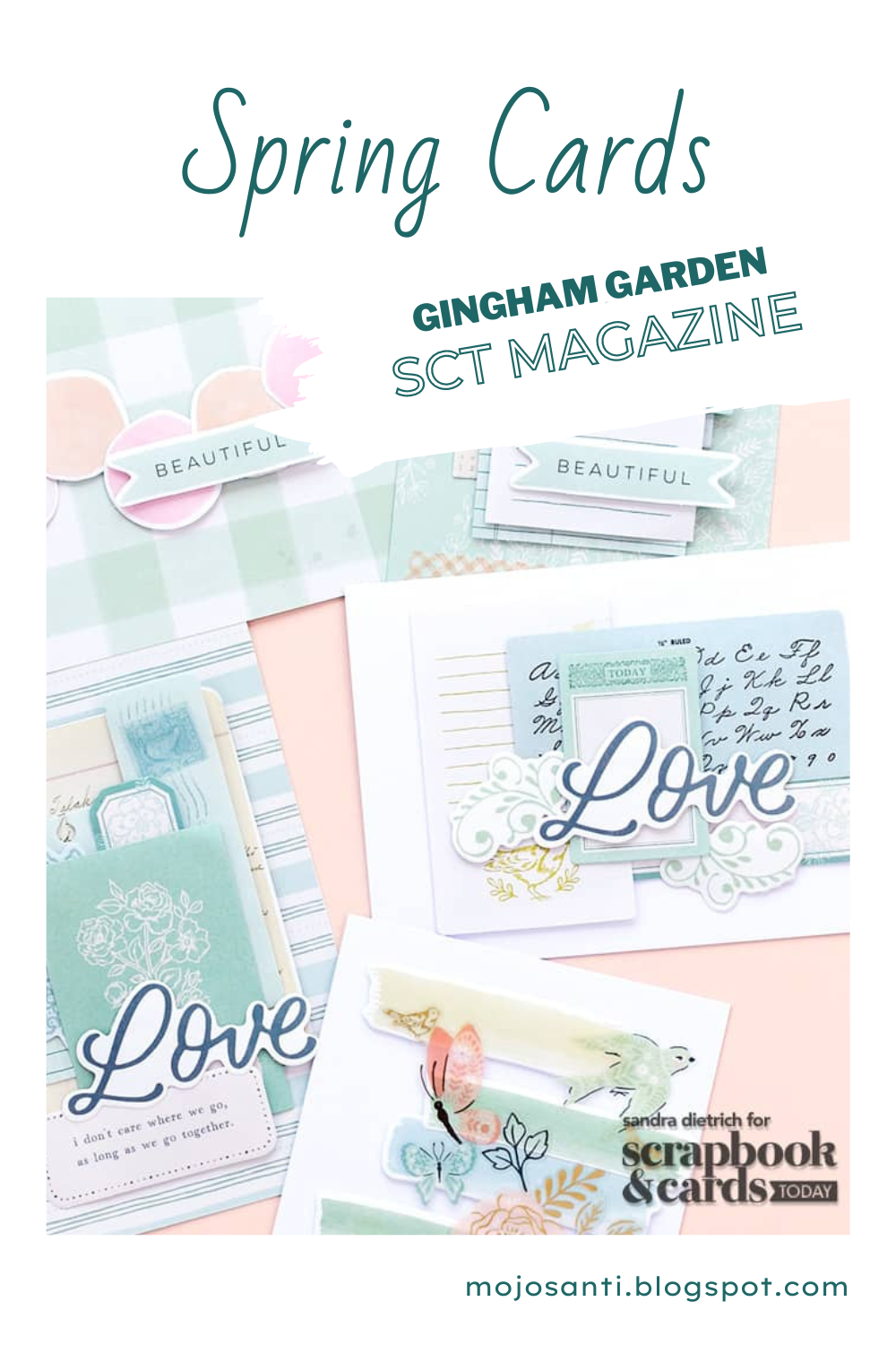Guest at Scrapbook and Cards Today | Spring cards with Gingham Garden