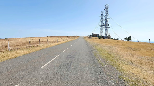 La montée de l'Aigoual à vélo