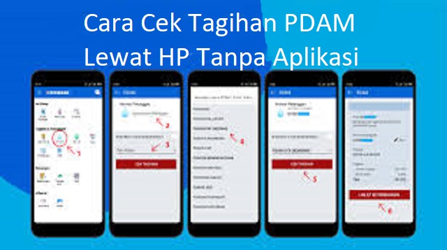 Cara Cek Tagihan PDAM Lewat HP Tanpa Aplikasi