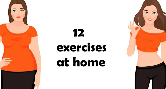 12 exercises to lose belly fat fast at home