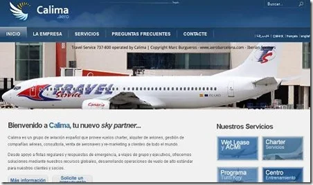calima vuelos privados baratos