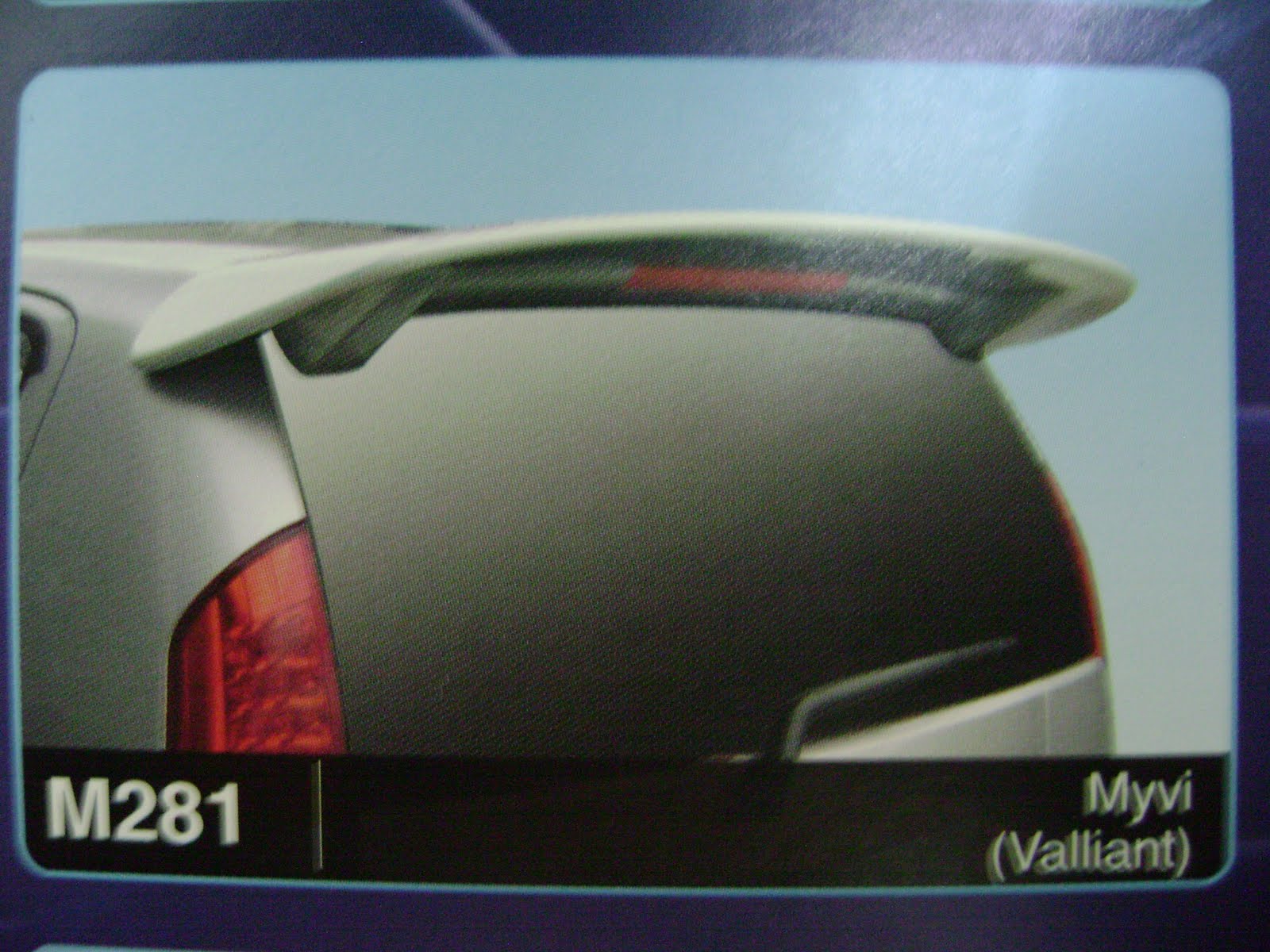 REV MOTORSPORT: myvi rear spoiler and tail gate panel cover.