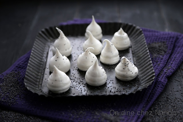 meringue , bûche , dessert de fêtes , pavot