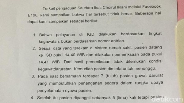 Viral Pasien BPJS Dipersulit Berobat, Ini Klarifikasi RSUD dr Soewandhie