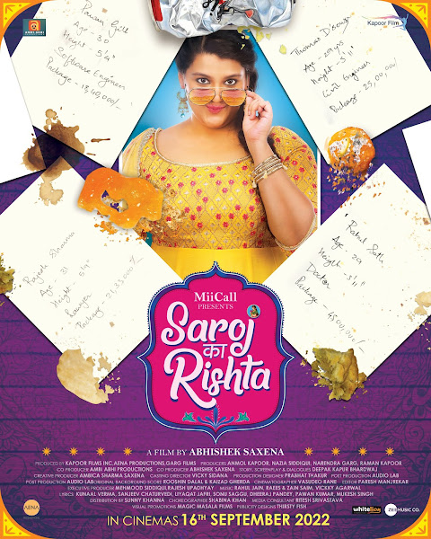 Saroj Ka Rishta full cast and crew Wiki - Check here Bollywood movie Saroj Ka Rishta 2022 wiki, story, release date, wikipedia Actress name poster, trailer, Video, News