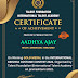 KCC - GOLD MEDAL ACHIEVERS CERTIFICATE 