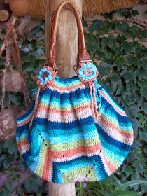 giant granny square bag