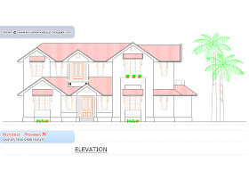 Home plan and elevation - 2388 Sq. Ft
