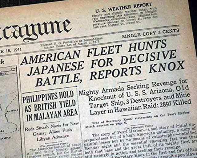 The Louisiana Times-Picayune, 16 December 1941 worldwartwo.filminspector.com