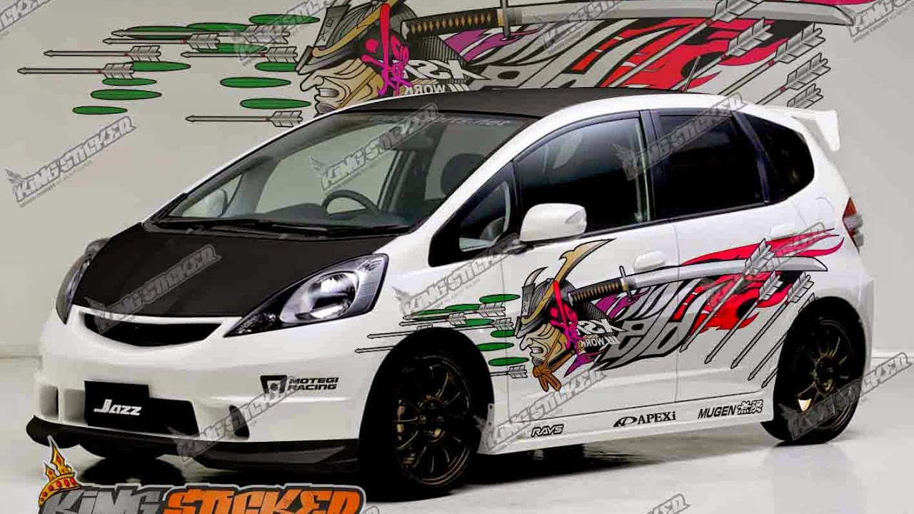 Cutting Sticker Mobil Honda Jazz Idsi