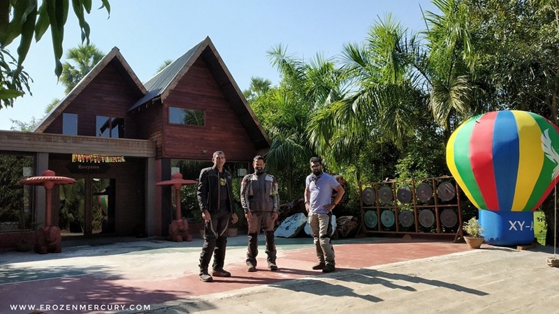 At resort in Bagan, Myanmar