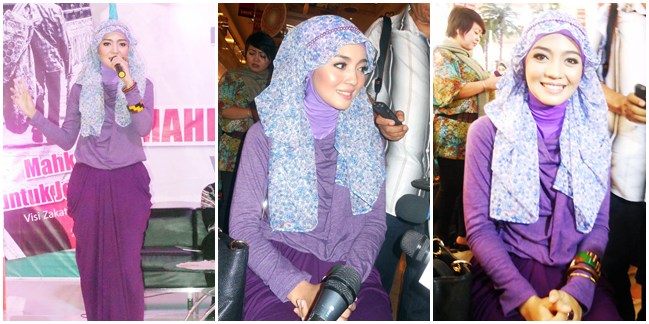 25 Baju Muslim Pesta Artis Indonesia Yang Modis Dan Bikin 