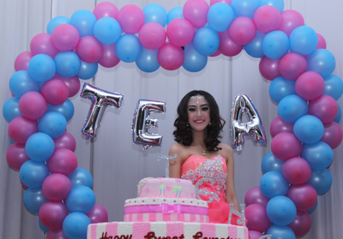 49 Dekorasi Ulang Tahun ke 17 Sweet Seventeen Sederhana di 