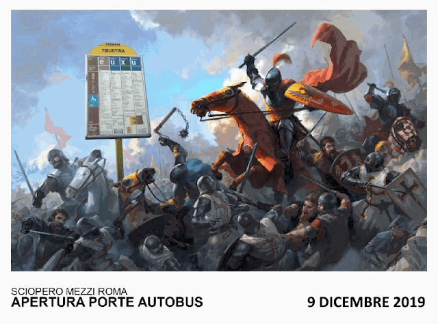 Sciopero a Roma di Atac e Cotral lunedì 9 dicembre 2019