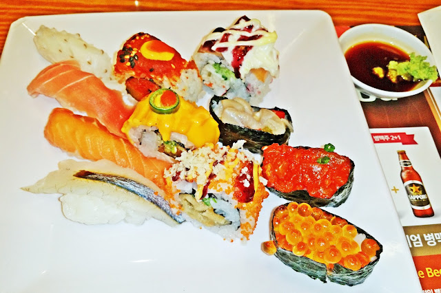 oishi sushi at Todai Buffet Restaurant | www.meheartseoul.blogspot.com