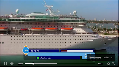 Family Cruise - Tá no ar - programa humorístico da Rede Globo.