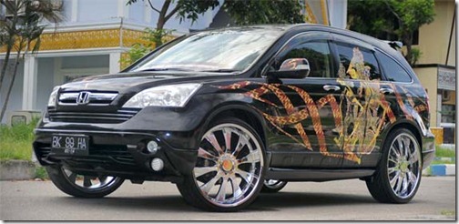 Modification All New Honda CR-V A/T 2009 Black