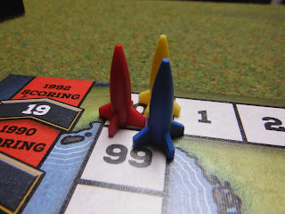 Score markers for The Cold War Board Game