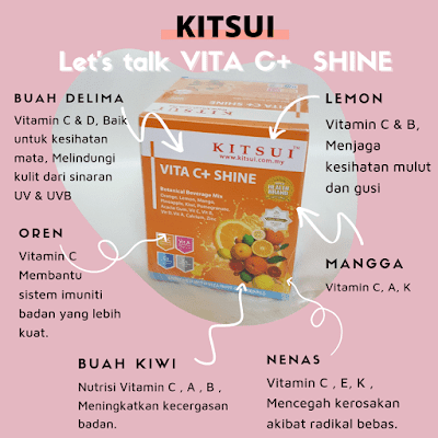 kitsui vitamin c+ shine, kitsui vita c shine, kitsui product, kitsui review, kitsui malaysia review, kitsui malaysia testimoni, kitsui whitenin BB