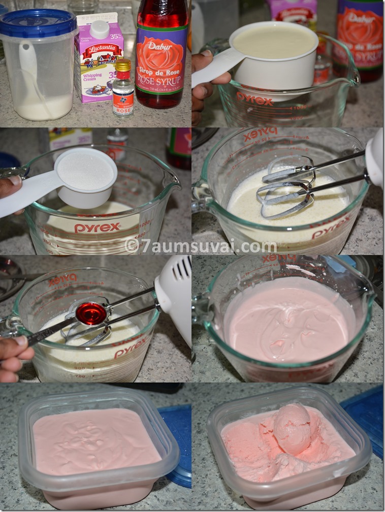 rose milk ice cream 