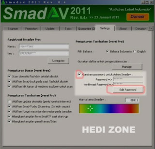 Cara Hack password Smadav