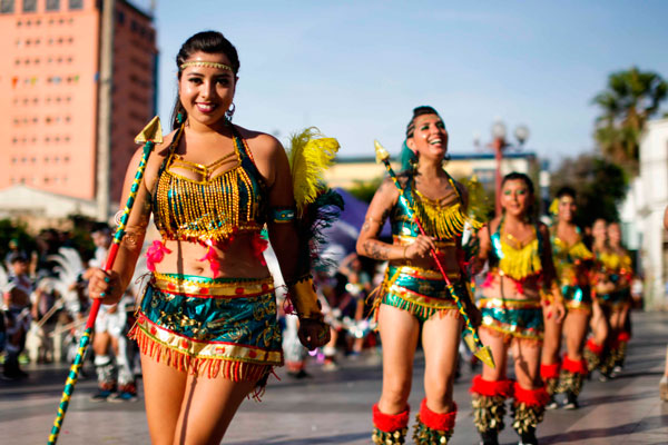 Rol de ingreso de fraternidades Carnaval de Arica 2018