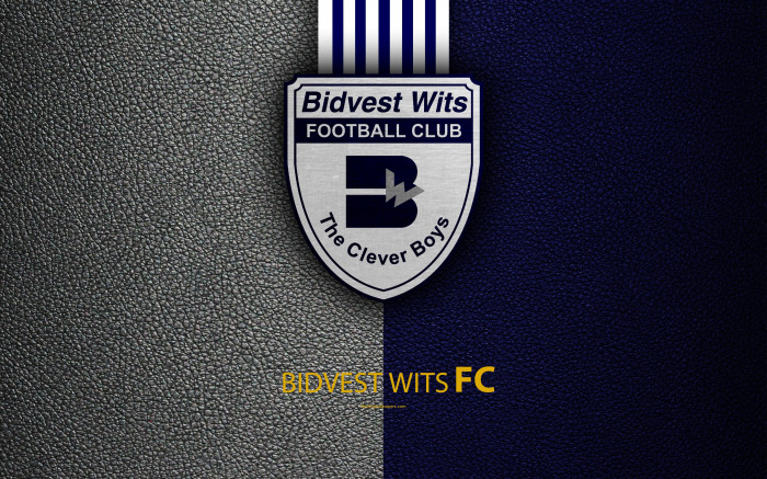 تحميل خلفيات Bidvest Wits FC، 4k، جلدية الملمس، الشعار