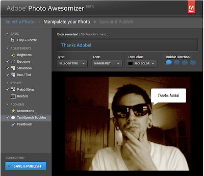 Adobe, Awesomizer, Walkthrough