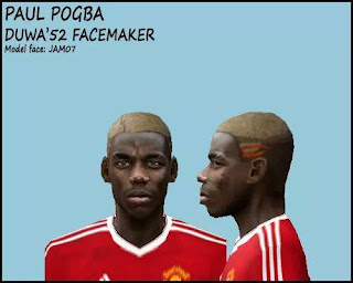 Face y Hair de Paul Pogba | Manchester United 2016