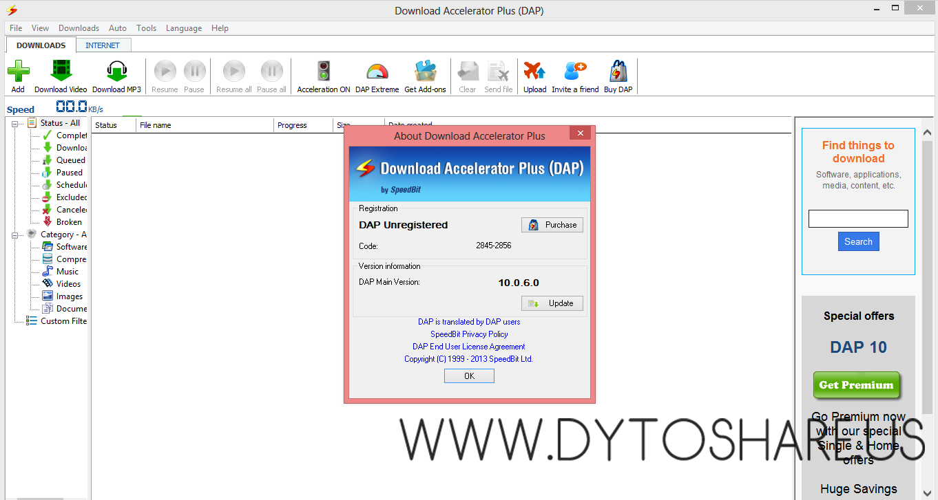 Download Accelerator Plus 10.0.6.0 - Clone bagas31