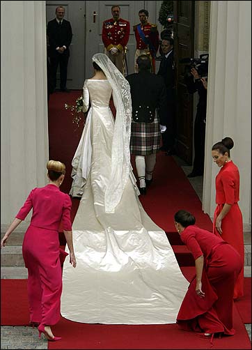 Wedding Wednesday Crown Princess Mary's Gown