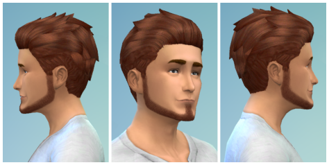 My Sims 4 Blog: Short Spikey Hair Retexture by Vicarious Living