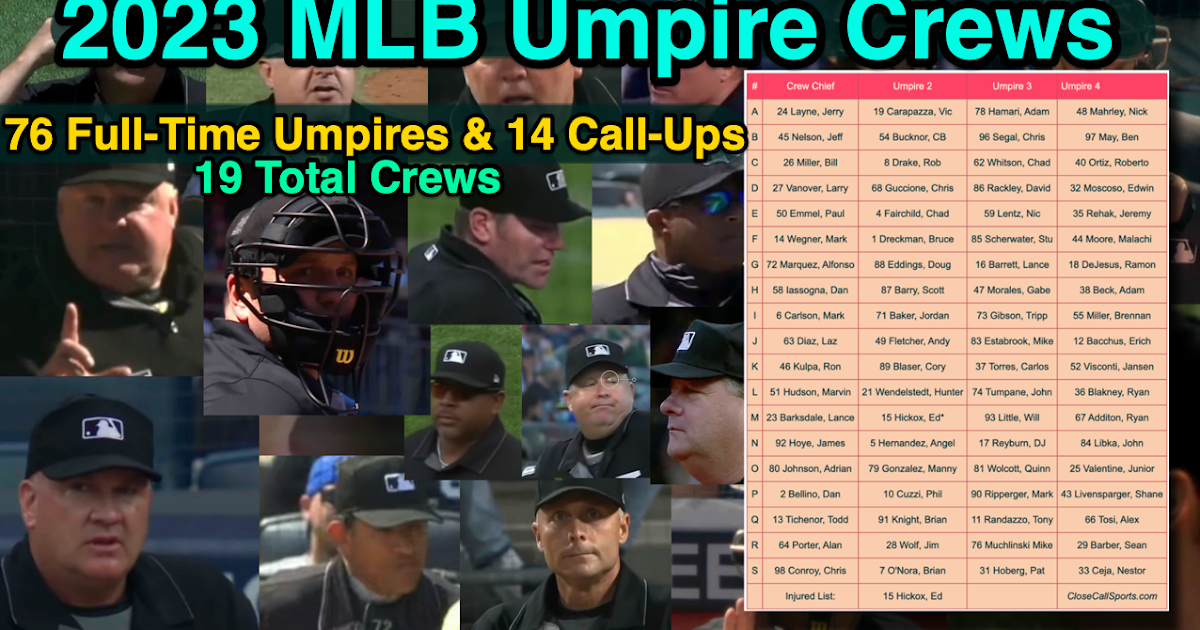 mlb postseason umpire assignments 2023