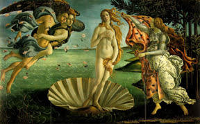 The Birth of Venus by Botticelli.