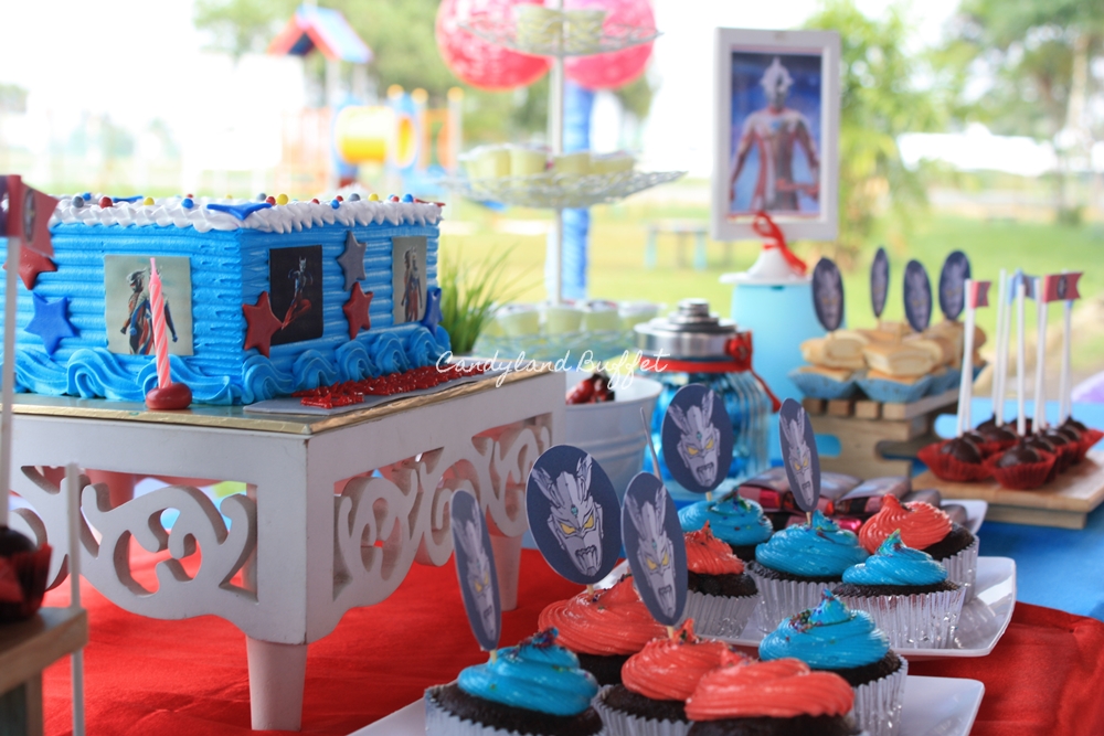 Candy Buffet Kota  Kinabalu  Sabah Ultraman Zero Birthday Theme