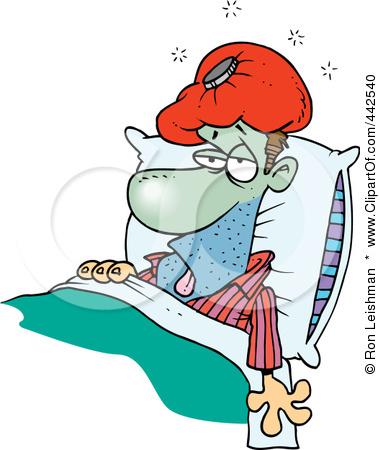 ... -Art-Illustration-Of-A-Cartoon-Sick-Man-In-Bed-With-An-Ice-Pack.jpg